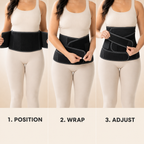 Post Pregnancy Belly Support Belt for Women – 3-in-1 Adjustable Postpartum Abdominal Binder with Waist & Back Support, Breathable Belt After Delivery