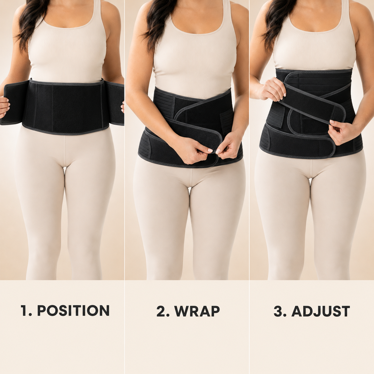 Post Pregnancy Belly Support Belt for Women – 3-in-1 Adjustable Postpartum Abdominal Binder with Waist & Back Support, Breathable Belt After Delivery